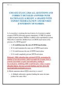 GMS 6552 EXAM 2 2026 ALL QUESTIONS AND&NewLine;CORRECT DETAILED ANSWERS WITH&NewLine;RATIONALES ALREADY A GRADED WITH&NewLine;EXPERT FEEDBACK &vert;NEW AND REVISED&NewLine;&vert;UNIVERSITY OF FLORIDA