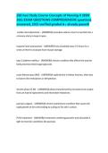 HESI BSN 266 Study Course&colon; Concepts of Nursing II Exam Questions & Answers 2025 &vert; Comprehensive Exam Review & Test Prep