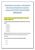 Nevada Business and Law Exam &ndash; Actual Questions&NewLine;with Answers and Explanations for Contractor&NewLine;Licensing LATEST UPDATE THIS YEAR INSTANT&NewLine;DOWNLOAD PDF