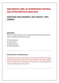 New Mexico NM JG Journeyman Natural Gas Fitter Exam &vert; 2026 Practice Questions & Answers