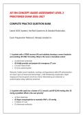 ATI RN Concept-Based Assessment Level 2 Proctored Exam 2026&sol;2027 &vert; Verified Question Bank