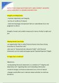 AICPA ETHICS EXAM QUESTIONS WITH 100&percnt; CORRECT ANSWERS &NewLine;LATEST 2026&sol;2027 A&plus; GRADED ASSURED PASS