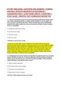 ETS MFT MBA EXAM&ndash; QUESTIONS AND ANSWERS &vert; VERIFIED &NewLine;AND WELL DETAILED ANSWERS PLUS RATIONALES &vert; &NewLine;GUARANTEED PASS &vert; LATEST EXAM UPDATE &vert; EXAM PREP &vert; &NewLine;STUDY GUIDE &vert; PRACTICE TEST&vert; DOWNLOAD INSTANT PDF 