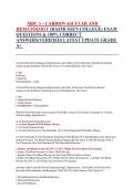 MDC 3 &ndash; Cardiovascular and Hematology &ndash; Rasmussen College &ndash; Comprehensive Exam Questions&comma; Verified Answers and Study Guide