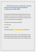ATLS Post Test Questions&comma; Answers and Rationales Study Guide 2027&sol;2028