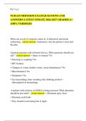 NUR 634 MIDTERM EXAM QUESTIONS AND&NewLine;ANSWERS LATEST UPDATE 2026-2027 GRADED A&plus;&NewLine;&lpar;100&percnt; VERIFIED&rpar;