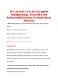 BIO 322 Exam 3 V1&ndash;V3 &vert; BIO 322 Applied Pathophysiology &vert; Grand Canyon University &vert; Actual Q&A with Rationale &lpar;BIO322 Exam 3&rpar;