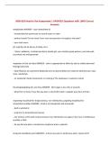 MSN 610 Head to Toe Assessment &vert; UPDATED Questions with 100&percnt; Correct Answers