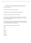 MSN 610 Exam 1 &vert; UPDATED Questions with 100&percnt; Correct Answers&NewLine;