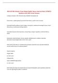 MSN 610 NKU Module 3 Exam Mental Health&comma; Neuro&comma; Head and Neck&vert; UPDATED Questions with 100&percnt; Correct Answers