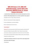 NRS 455 Exam 3 V1&ndash;V3 &vert; NRS 455 Pathophysiology &vert; Grand Canyon University &vert; Actual Q&A with Rationale &lpar;NRS455 Exam 3&rpar;