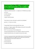 Rasmussen College MDC 3 Updated Actual&NewLine;Question and Answer &lpar;2026&sol;2027&rpar; &vert; 100&percnt;&NewLine;Verified Answers