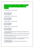 Rasmussen College MDC 3 Updated Actual&NewLine;Question and Answer &lpar;2026&sol;2027&rpar; &vert; A&plus;&NewLine;Verified