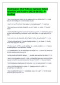 Washington CNA Written Updated Actual&NewLine;Question and Answer &lpar;2026&sol;2027&rpar; &vert; A&plus;&NewLine;Verified
