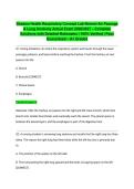 Shadow Health Respiratory Concept Lab Normal Air Passage & Lung Anatomy Actual Exam 2026&sol;2027 &ndash; Complete Solutions with Detailed Rationales &vert; 100&percnt; Verified &vert; Pass Guaranteed &ndash; A&plus; Graded
