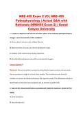 NRS 455 Exam 2 V1&ndash;V3 &vert; NRS 455 Pathophysiology &vert; Grand Canyon University &vert; Actual Q&A with Rationale &lpar;NRS455 Exam 2&rpar;