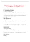 MSN 612 Pediatrics Exam 1&vert; Maryville FNP NURS 629 &vert; Northern Kentucky&NewLine;University&vert; UPDATED Questions with 100&percnt; Correct Answers
