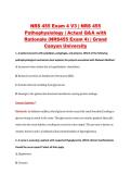 NRS 455 Exam 4 V1&ndash;V3 &vert; NRS 455 Pathophysiology &vert; Grand Canyon University &vert; Actual Q&A with Rationale &lpar;NRS455 Exam 4&rpar;