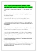 FTCE Professional Education Updated Actual&NewLine;Question and Answer &lpar;2026&sol;2027&rpar; &vert; A&plus; Verified