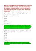 BSN 215 HESI DOSAGE CALCULATION EXAM&ndash; QUESTIONS AND &NewLine;ANSWERS &vert; VERIFIED AND WELL DETAILED ANSWERS PLUS &NewLine;RATIONALES &vert; GUARANTEED PASS &vert; LATEST EXAM UPDATE &vert; &NewLine;EXAM PREP &vert; STUDY GUIDE &vert; PRACTICE TEST&vert; DOWNLOAD &NewLine;INSTANT PDF 
