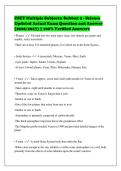 CSET Multiple Subjects&colon; Subtest 2 - Science&NewLine;Updated Actual Exam Question and Answer&NewLine;&lpar;2026&sol;2027&rpar; &vert; 100&percnt; Verified Answers