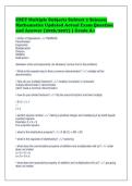 CSET Multiple Subjects Subtest 2 Science&semi;&NewLine;Mathematics Updated Actual Exam Question&NewLine;and Answer &lpar;2026&sol;2027&rpar; &vert; Grade A&plus;