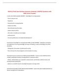 MSN 612 Final Exam Northern Kentucky University&vert; UPDATED Questions with 100&percnt; Correct Answers&NewLine;