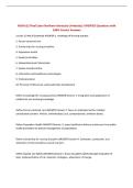 MSN 612 Final Exam Northern Kentucky University&vert; UPDATED Questions with 100&percnt; Correct Answers