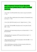 OTP 2 Updated Actual Exam Question&NewLine;and Answer &lpar;2026&sol;2027&rpar; &vert; 100&percnt; Verified&NewLine;Answers