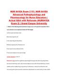 NUR 641EA Exam 2 V1&ndash;V3 &vert; NUR 641EA Advanced Pathophysiology and Pharmacology for Nurse Educators &vert; Grand Canyon University &vert; Actual Q&A with Rationale &lpar;NUR641EA Exam 2&rpar;