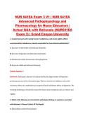 NUR 641EA Exam 3 V1&ndash;V3 &vert; NUR 641EA Advanced Pathophysiology and Pharmacology for Nurse Educators &vert; Grand Canyon University &vert; Actual Q&A with Rationale &lpar;NUR641EA Exam 3&rpar;