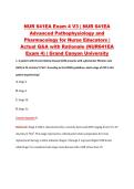 NUR 641EA Exam 4 V1&ndash;V3 &vert; NUR 641EA Advanced Pathophysiology and Pharmacology for Nurse Educators &vert; Grand Canyon University &vert; Actual Q&A with Rationale &lpar;NUR641EA Exam 4&rpar;