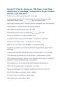 Arizona FFA Nursery Landscape CDE Exam Questions&comma; Answers and Study Guide 2027&sol;2028
