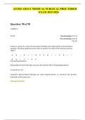 ATI RN Adult Medical Surgical Proctored Exam 2025-2026 &vert; Prep Guide