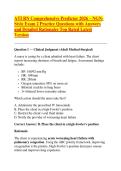 ATI RN Comprehensive Predictor 2026 &ndash; NGN-Style Exam 2 Practice Questions with Answers and Detailed