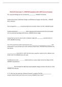 MUS 354 Elvis Exam 4 &vert; UPDATED Questions with 100&percnt; Correct Answers&NewLine;