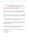 MUS 354 Exam Arizona State University Campus Immersion&vert; UPDATED&NewLine;Questions with 100&percnt; Correct Answers&NewLine;