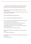 NFDN 1001 FINAL EXAM &vert; UPDATED Questions with 100&percnt; Correct Answers&NewLine;