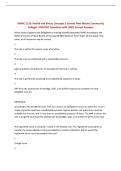 NMNC 1210&colon; Health and Illness Concepts 1 Central New Mexico Community College&vert; UPDATED Questions with 100&percnt; Correct Answers