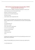 NMNC 1210 Exam 4 Central New Mexico Community College &vert; UPDATED&NewLine;Questions with 100&percnt; Correct Answers