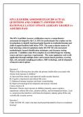 EPA LEAD RISK ASSESSOR EXAM 200 ACTUAL &NewLine;QUESTIONS AND CORRECT ANSWERS WITH &NewLine;RATIONALE LATEST UPDATE ALREADY GRADED A&plus; &NewLine;ASSURED PASS