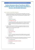 Barkley Emergency Nurse Practitioner &lpar;ENP-C&rpar; &NewLine;Certification Review 150 Actual Exam Questions & &NewLine;Answers with Detailed Rationales
