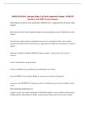 NMNC 4520 &lpar;Prof&period; Concepts&rpar; Exam 1 Ivy Tech Community College &vert; UPDATED Questions with 100&percnt; Correct Answers