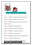 CON 3990 Exam &vert; 250&plus; FAR Practice Questions & Verified Answers &vert; Federal Acquisition Regulation &lpar;FAR&rpar;&comma; Contracting&comma; Acquisition Planning&comma; Source Selection & Contract Administration