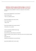 NR228 Exam 1 Nutrition&comma; Health&comma; and Wellness Chapters 1-3&comma; 4&comma; 8&comma; 15&comma; 18&NewLine;Chamberlain Nursing &vert; UPDATED Questions with 100&percnt; Correct Answers