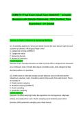 COMM 191 Final Exam Actual Exam 2026&sol;2027 &ndash; Complete Questions with Detailed Rationales &vert; 100&percnt; Verified &vert; Pass Guaranteed &ndash; A&plus; Graded