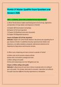 Florida LP Master Qualifier Exam Questions and &NewLine;Answers 2026 