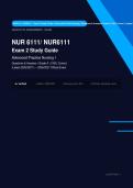 NUR 6111 Advanced Practice Nursing I Exam 2 Study Guide Actual 2026&sol;2027 &ndash; Complete Exam-Style Questions &vert; 100&percnt; Verified &ndash; Pass Guaranteed &ndash; A&plus; Graded 
