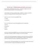 BUNDLE FOR NSG 300 EXAMS with  UPDATED Questions and 100&percnt; Correct Answers