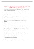 NSG 316&colon; Exam 1 Blueprint x Student Course Guide Grand Canyon University&vert; UPDATED Questions with 100&percnt; Correct Answers